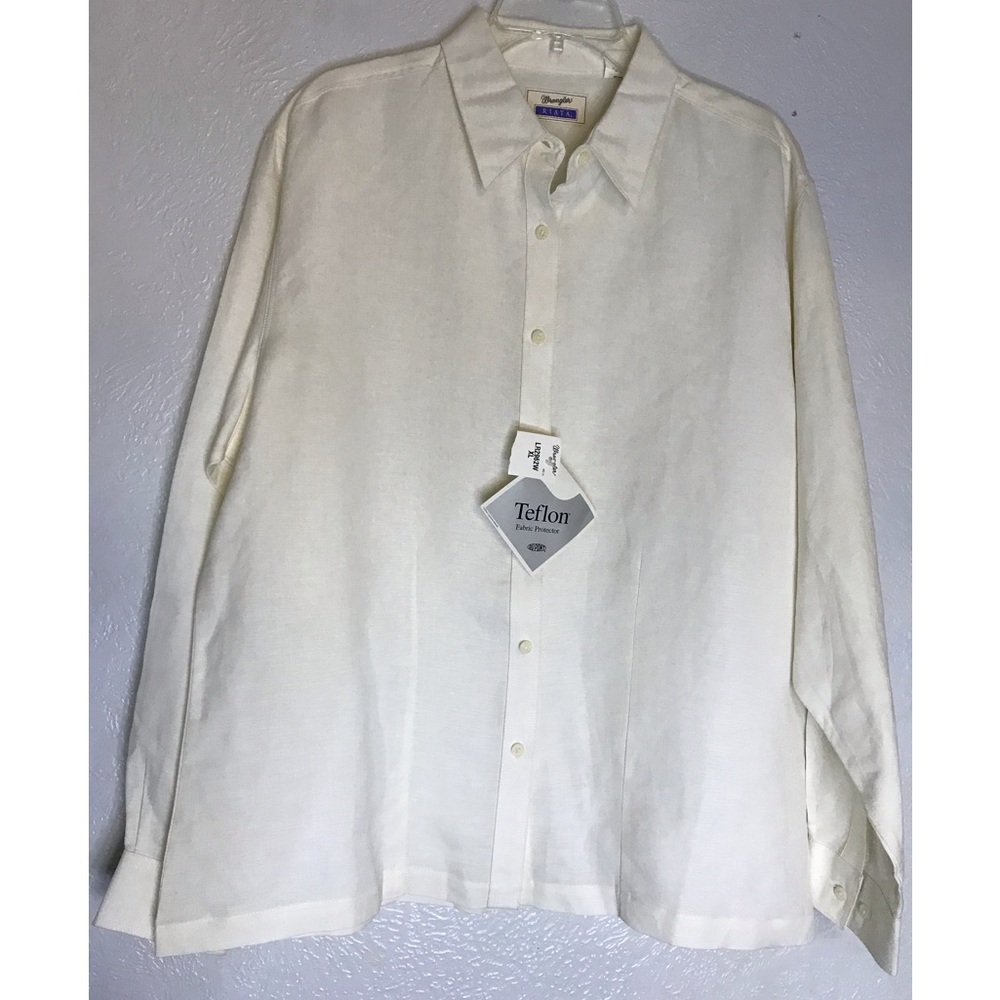 NWT Wrangler men’s riata white shirt XL